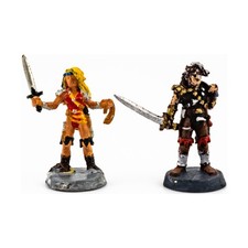 Ral Partha AD&D Adventurers Mini Loose Thieves w/Short Swords & Slings #3 NM