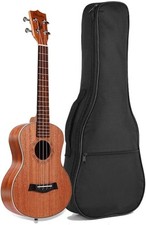 21in Ukulele Case, Waterproof Durable Ukulele Padded Bag with Adjustable Stra...