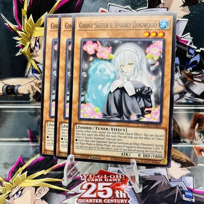3x Yugioh Playset Ghost Sister & Spooky Dogwood L5DD-ENA09 Common Near Mint