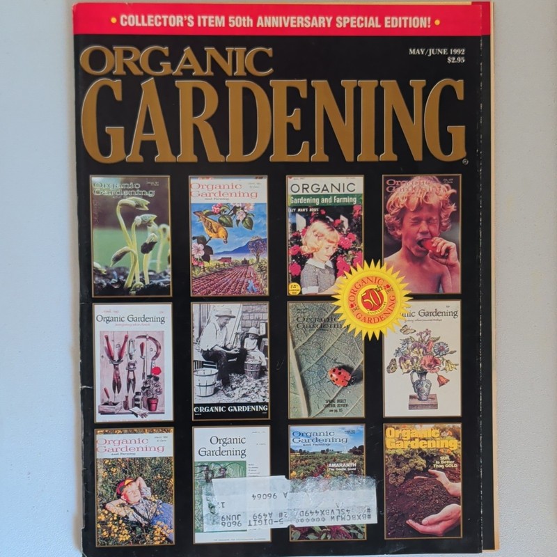Organic Gardening Special Edition Magazines 1992 March-July English Gardening