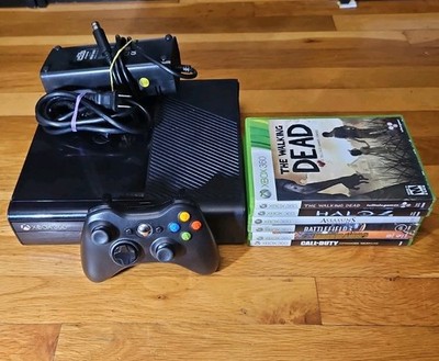 Microsoft Xbox 360 E Console 250GB HDD W/Cords + Controller And 6 Games Tested 