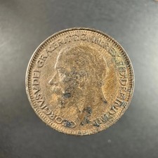 1926 Great Britain Farthing • George V • Modified Effigy • Bronze