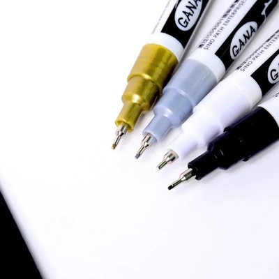 4Pcs 0.7mm Extra Fine Oil Based Permanent Paint Marker Pens Waterproof Rock Meta