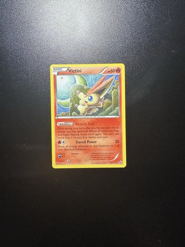 Pokemon TCG Victini 23/113 Legendary Treasures Holo Rare English Basic 60 HP