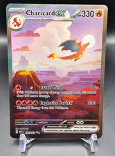 EX/LP - Charizard ex - 199/165 - 151 - Pokemon Card