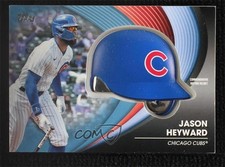 2022 Topps Series 2 Batting Helmet Commemorative Relics Blue Jason Heyward h7i