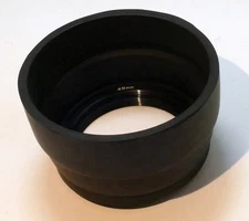 49mm rubber lens hood shade telephoto double threaded