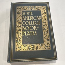 Rare HARRY PARKER WARD American College Bookplates Champlin 1915 signed Ltd Ed