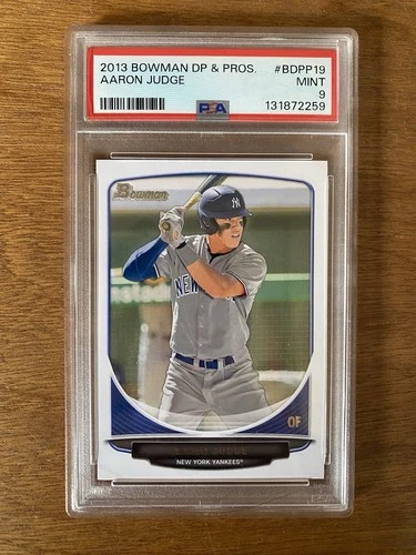 (1) 2013 Bowman Draft Picks & Prospects Aaron Judge Rookie RC #BDPP19 PSA 9 Mint