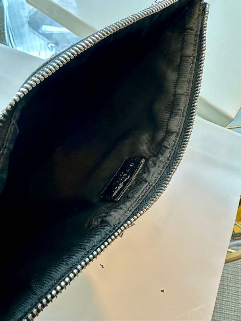 Givenchy Gypsophila Clutch Bag in Green and Black thumbnail 11