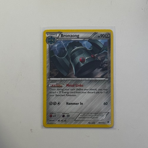 Pokemon Bronzong 61/119 Rare Phantom Forces Reverse Holo Lightly Played