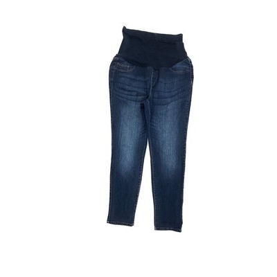 SONG Maternity Skinny Women's size XL Dark Wash Blue Denim Jeans