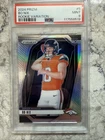 2024 Panini Prizm - Rookie Variations Bo Nix #5 Silver Prizm (RC) MINT PSA 9