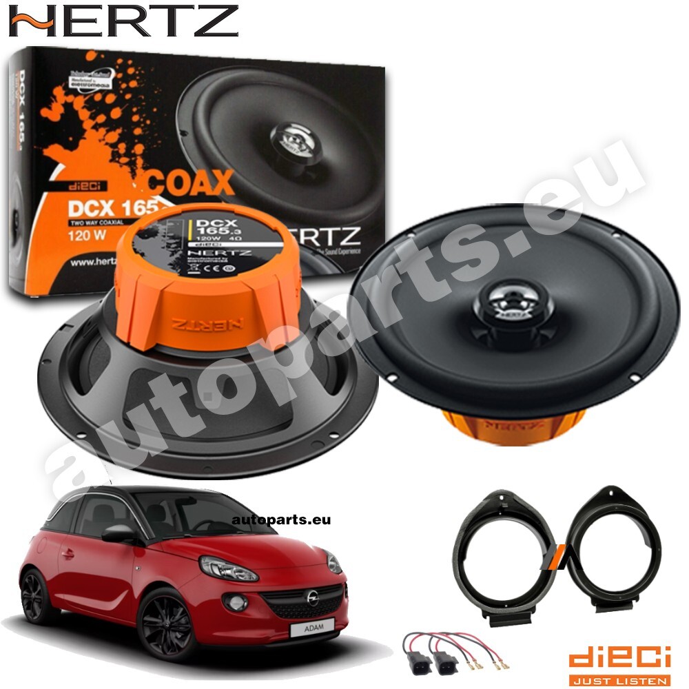 Recensione Kit Altoparlanti Hertz DCX165 Opel Adam | Upgrade 120W