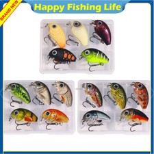 15PCS Fishing Lure Crankbait 2.8cm/2g Trolling Bait Minnow Bass Swimbait 3 Boxes