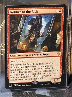 MTG Robber of the Rich MYTHIC PROMO - ELD Throne of Eldraine 138/269  NM/Mint | eBay