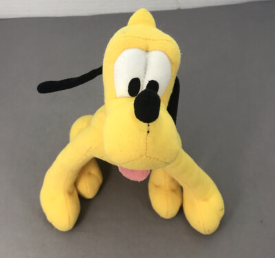 Disney Just Play Pluto Puppy Mickey's Dog Plush Stuffed Animal Doll Toy Lovey 9''