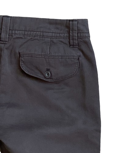 GAP Womens Size 1 Low Rise Dark Gray Slim Straight Cotton Pants 31.5" Inseam - Picture 4 of 5