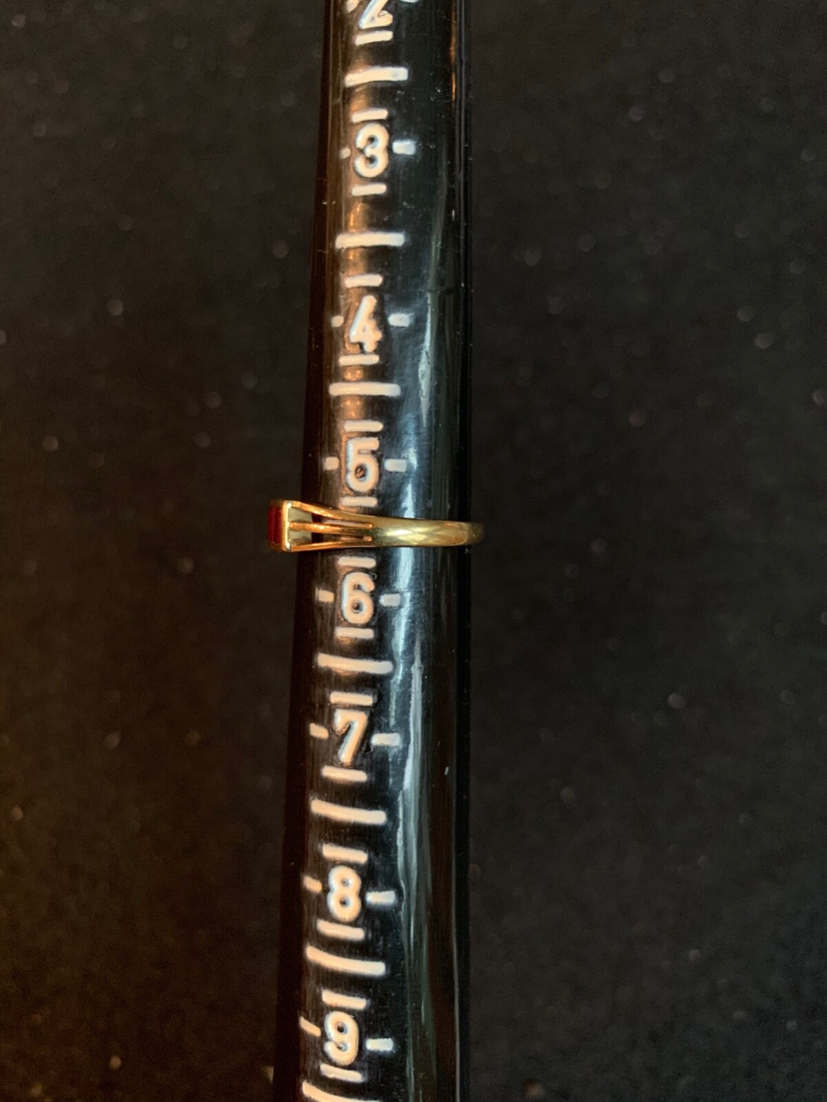 Ruby Baguette Ring, 18K gold - image 3