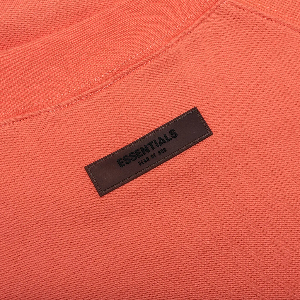ESSENTIALS ロコフリントスウェットシャツ 192SU222042FM CORAL Fear Of God Essentials Crewneck Coral (192SU222042F) Men's