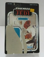 1983 Admiral Ackbar 65 Back STAR WARS Kenner Vintage Original Card UNPUNCHED