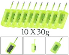 10 X 30g Swim Feeders Flat Blockend Swimfeeder Quality Swivels Easy Loading
