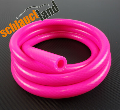 1m Silikonschlauch VARIO rosa ID 16mm *** Druckluftschlauch Heisswasserschlauch