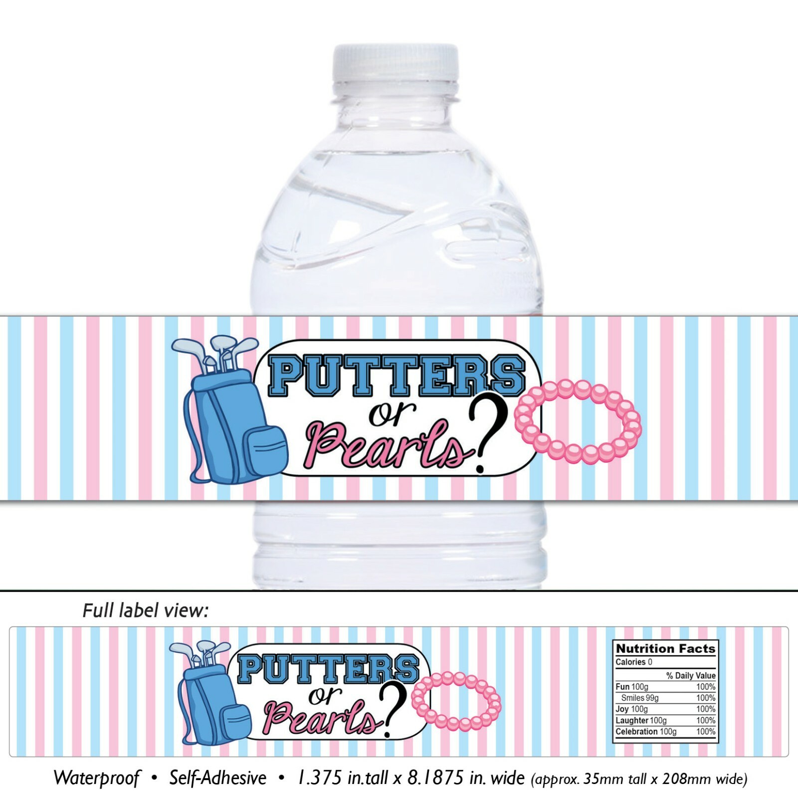 Labels -boy Or Girl- Waterproof