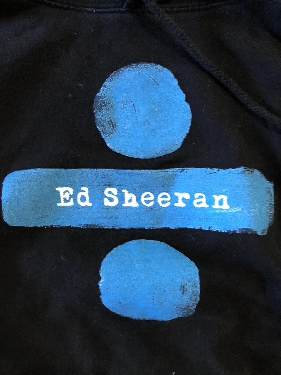 Ed Sheeran Divide World Tour Hoodie Long Sleeve Sweatshirt Size