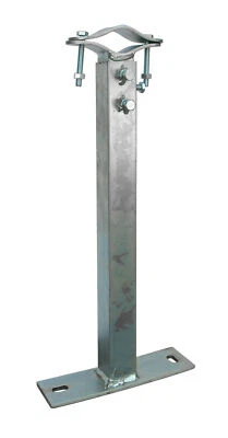 ZANCA TELESCOPICA 40-75-100 CM RINFORZATA TIPO EMILIA FISSAGGIO PALI ANTENNA TV