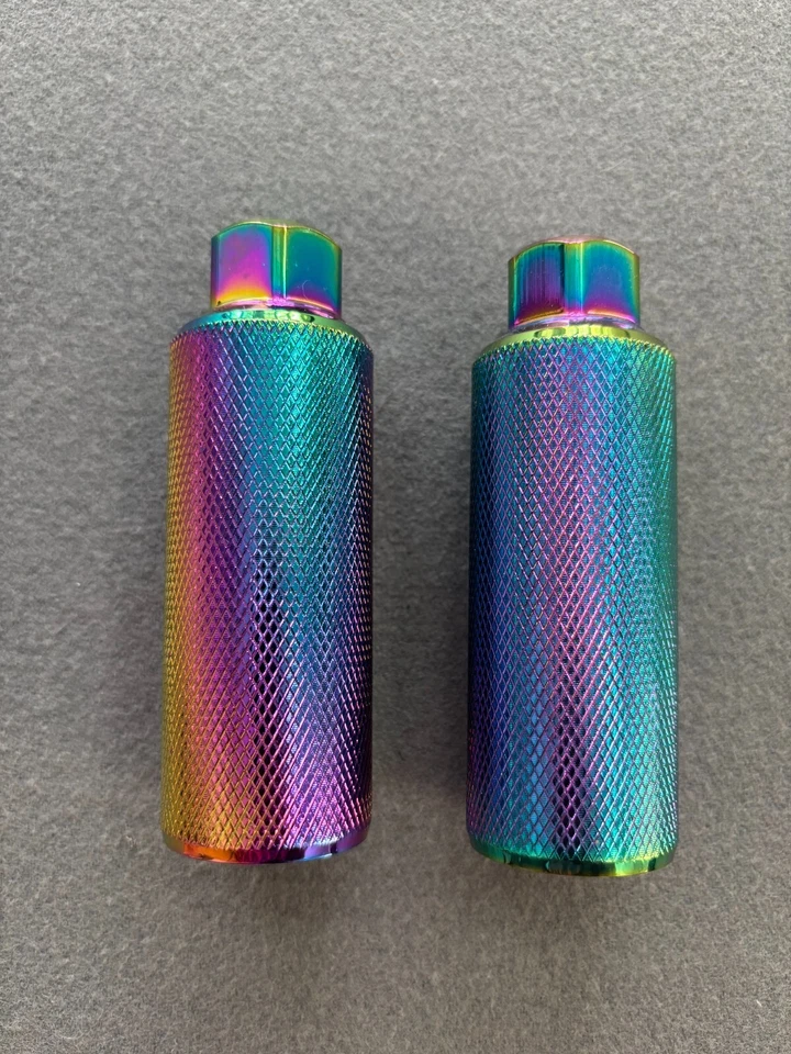 1Pair BMX Pegs Bicycle Pedals MTB Bike Foot Hold Aluminum Alloy Foot Stunt Peg - Image 2 of 4