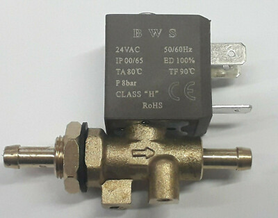 Magnetventil Gas für MIG - WIG Schweissmaschinen  24VAC oder DC / 42V AC / 220V