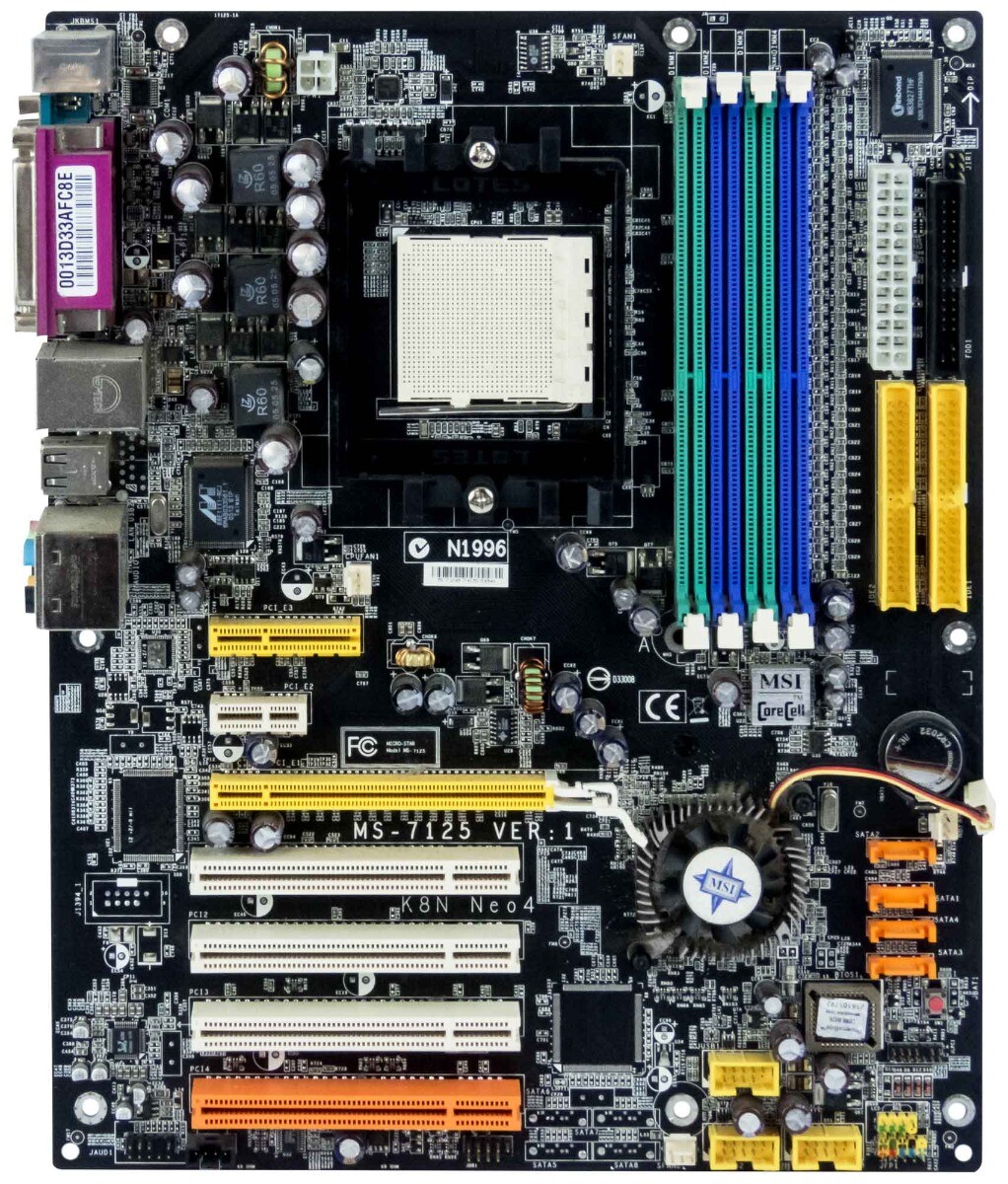 Mainboards MSI K8N Neo4 MS-7125 Ver:1 S.939 DDR Matx | eBay