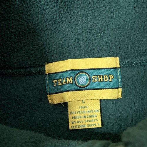 Team Shop Sonics Herren Large grün Reißverschluss Weste NBA Basketball Vintage Seattle Logo - Bild 6 von 7