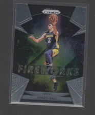 LONZO BALL   2018-19 PANINI PRIZM FIREWORKS CARD #7