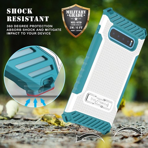 Military Grade Shockproof Case w/Stand Hybrid Cover for Samsung Galaxy S10 - Picture 7 of 18