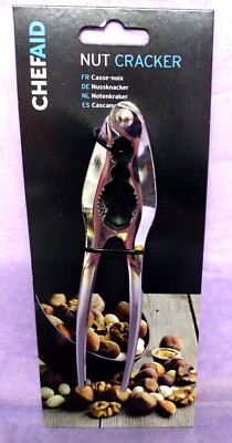 Chef Aid Nussknacker robust Chrom Stahl Küchengerät Utensil Schalentiere