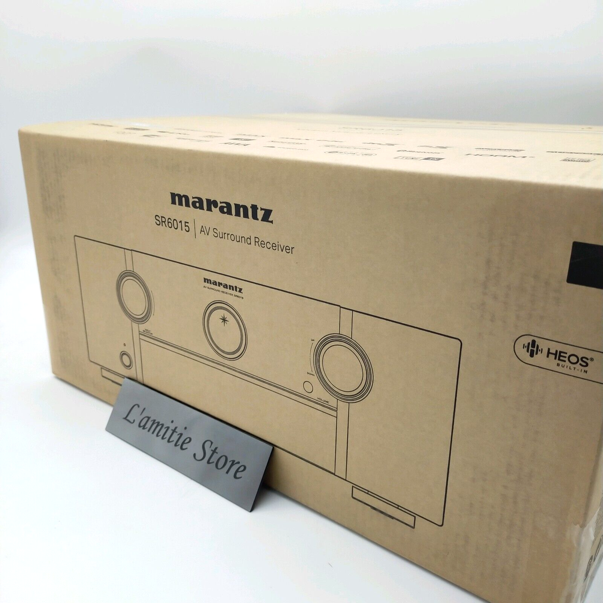 Marantz SR6015 FB 9 Channel 8K AV Receiver Audio HEOS Technology
