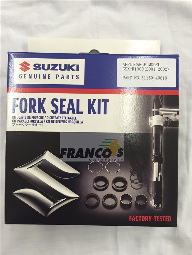 Genuine Suzuki GSXR1300 HAYABUSA K8L4 20082014 Fork Seal Kit 51150