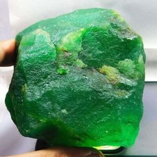1005 Ct Natural Colombian Green Raw Emerald Rough Uncut Loose Gemstone