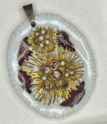ROYAL COPENHAGEN Denmark Porcelain by Designer Anton Michelsen Large PENDANT 