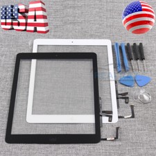 New Touch Digitizer Screen Home Button Flex for iPad Air A1474 A1475 A1476 US fa