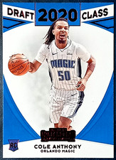 COLE ANTHONY 2020-21 PANINI NBA CONTENDERS DRAFT CLASS RED #23 RC ROOKIE MAGIC