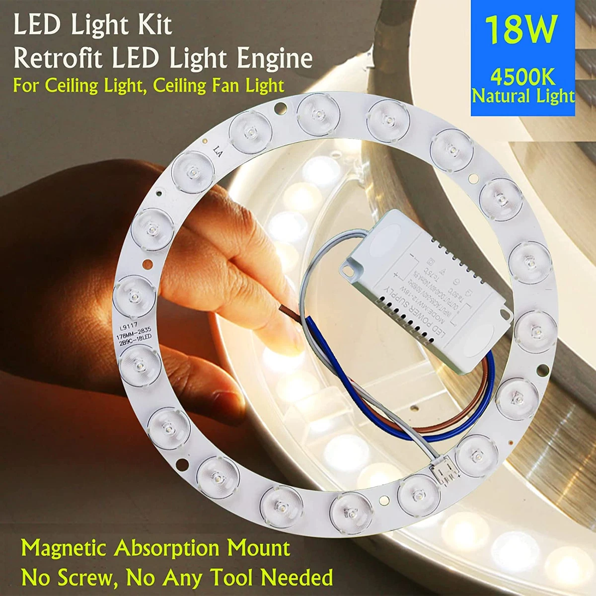 Circular light bulb hotsell for ceiling fan