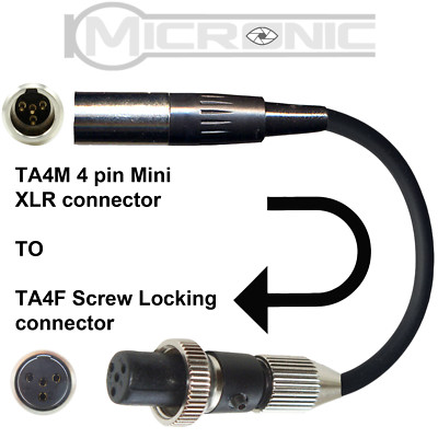 SHURE TA4-XLR 変換コネクタ 2個セット SHURE TA4-XLR 変換コネクタ 2