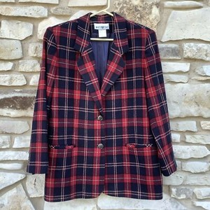 tartan plaid blazer