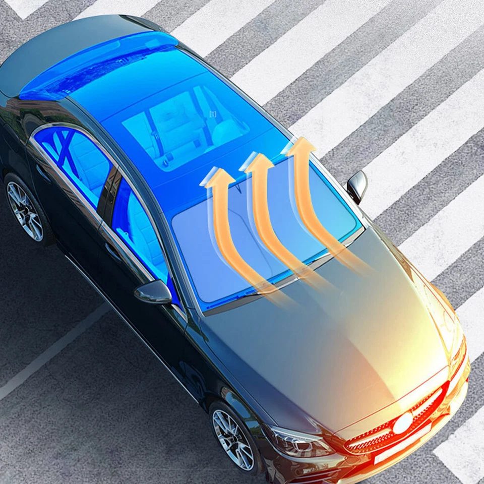 Car Windshield Sun Shade Cover Vehicle Front Window Sun Visor Protector Anti UV - Image 4 of 4