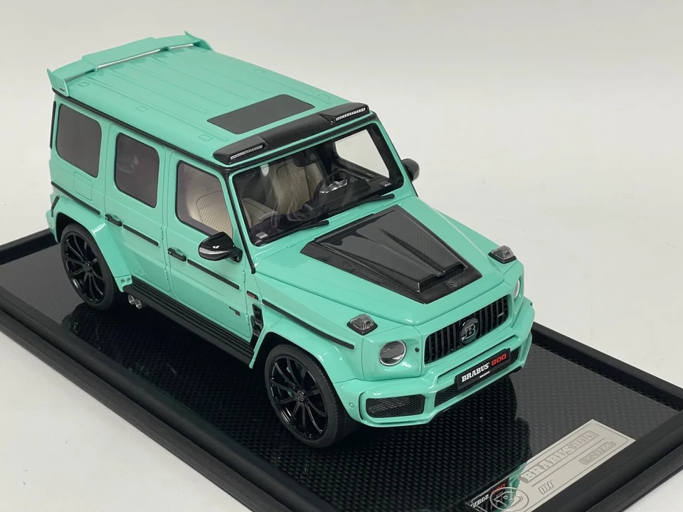 1/18 Motorhelix Mercedes Benz Clase G Brabus G800 en Azul Teffany EN STOCK Ahora Foto 4 de 4