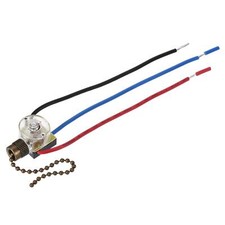 Pull Chain Switch 3 Way ZE-110 for Ceiling Fa...