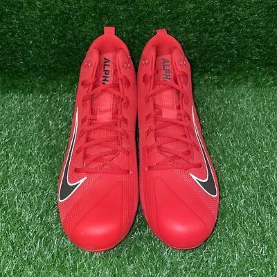 Nike Alpha Menace Pro Mid \'Team Red White\' Sample Size 10.5 Nike Alpha Menace Pro Mid TD P Football Cleats Red  main image 4